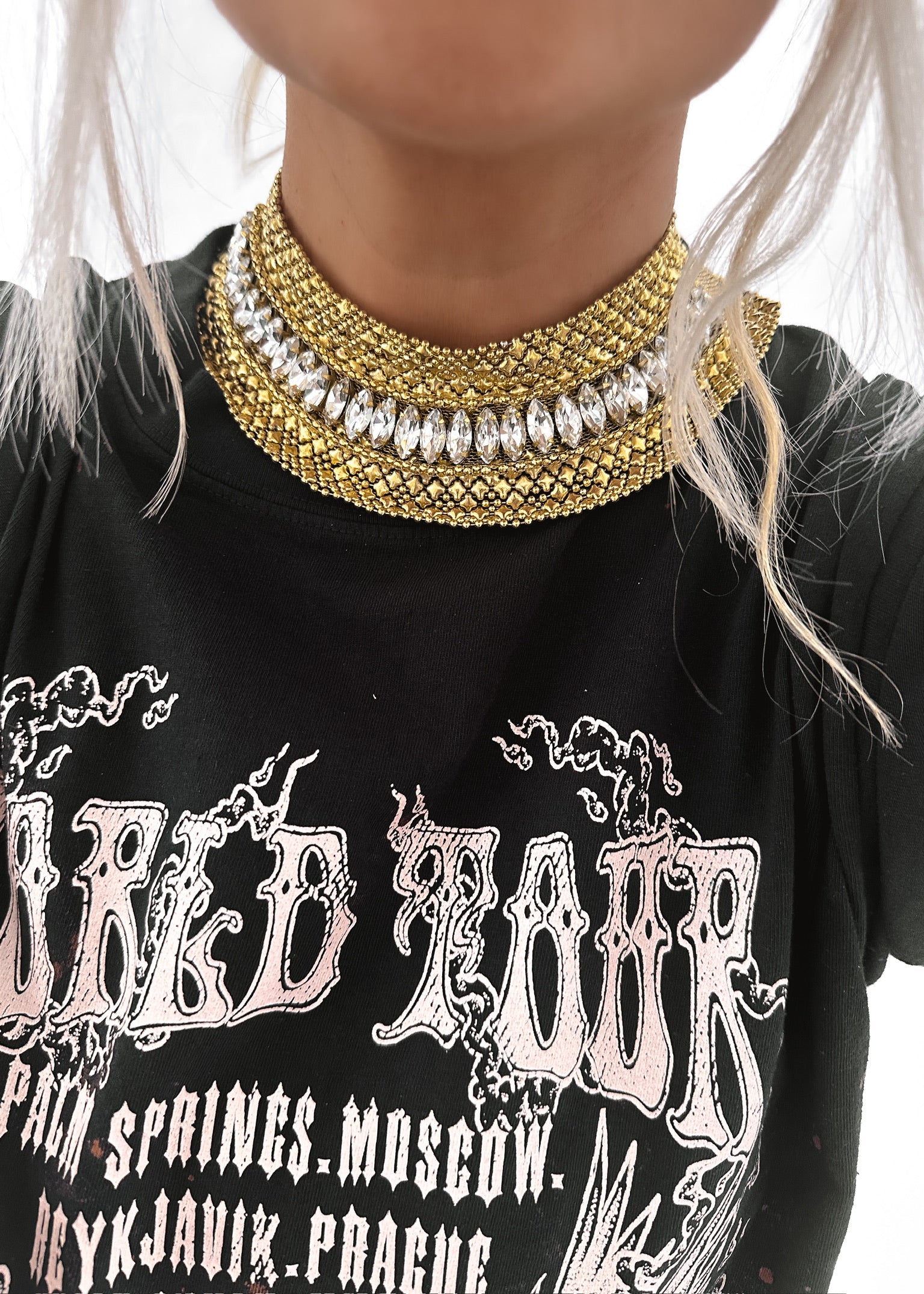 CRUCIAL STATEMENT CHOKER NECKLACE