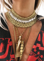 CRUCIAL STATEMENT CHOKER NECKLACE