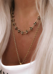 KNOTTED UP WATER RESISTANT NECKLACE