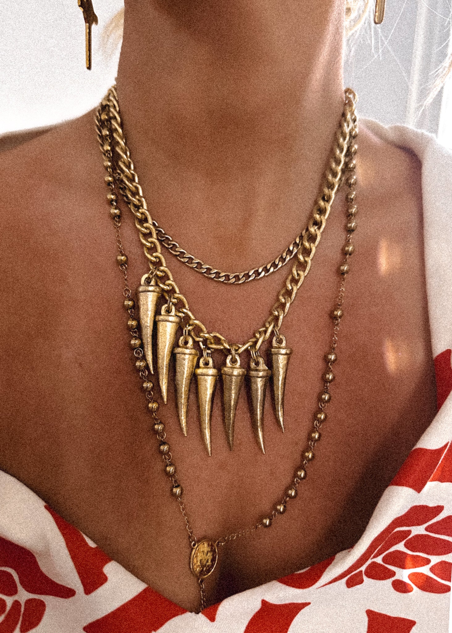 SAWTOOTH STATEMENT NECKLACE