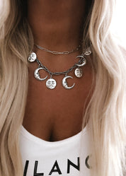 COSMOS 2PC STATEMENT NECKLACE SET