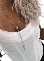 SAINTLY WATER RESISTANT LONGLINE NECKLACE