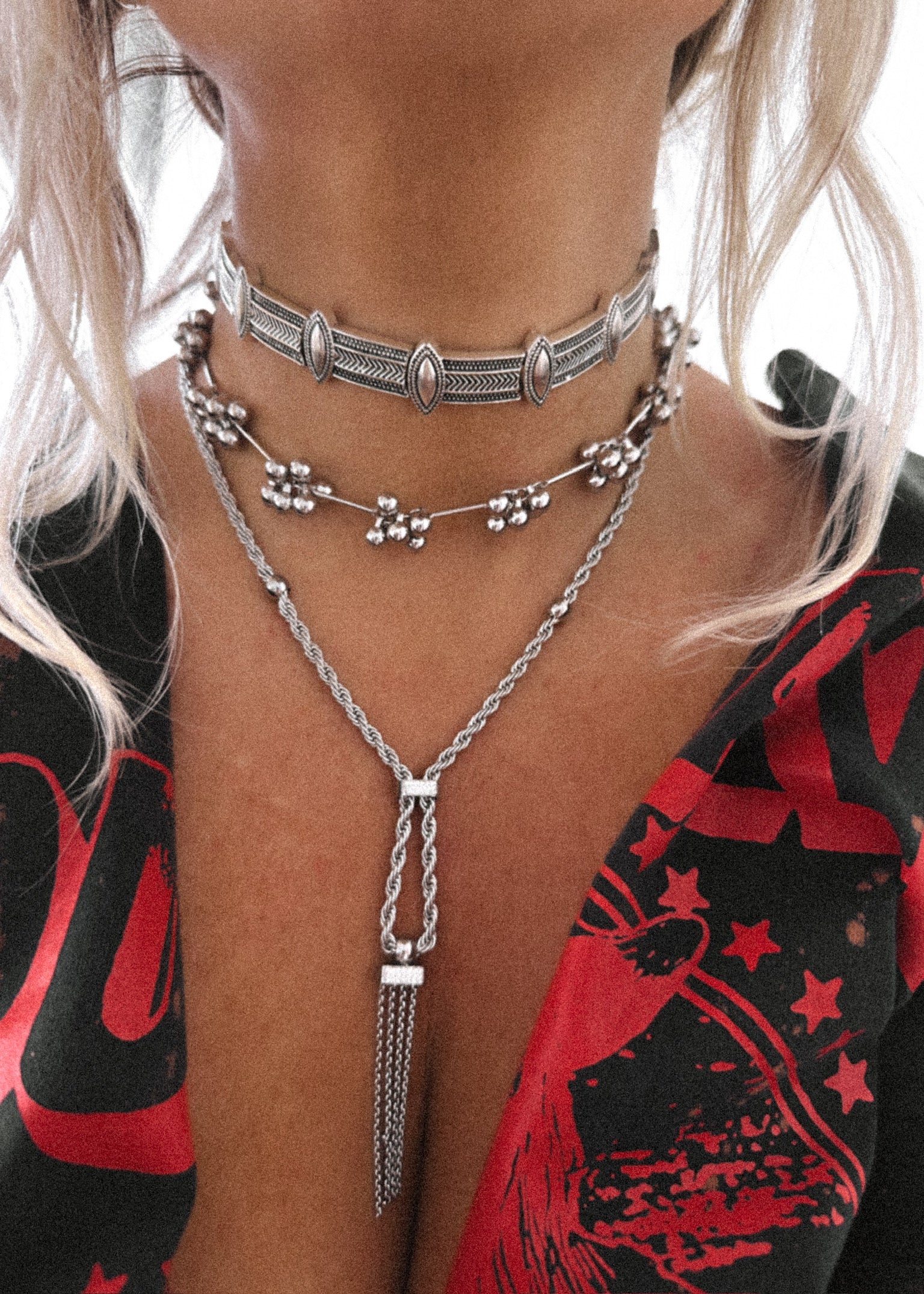 IN AGREEMENT STATEMENT CHOKER NECKLACE