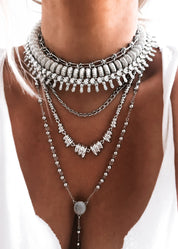 RUKIYA STATEMENT CHOKER NECKLACE