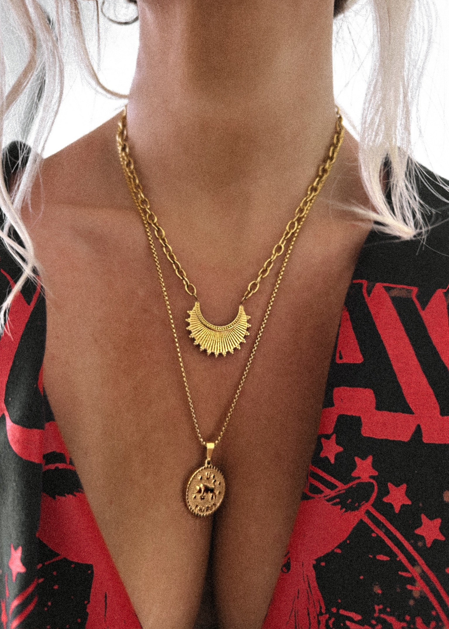 SUN SIGN WATER RESISTANT NECKLACE