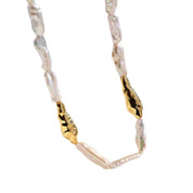 Baroque Pearl Chain Necklace