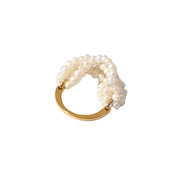 Multi-Layer Rice Pearl Cluster Ring