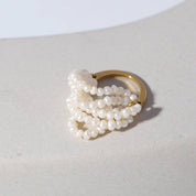 Multi-Layer Rice Pearl Cluster Ring