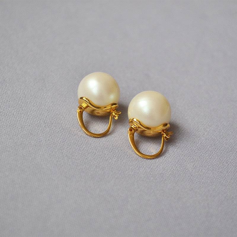 Celina Pearl Earrings Man-made Pearls