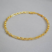 Modern Interlocking Gold Chain Necklace