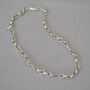 Modern Interlocking Gold Chain Necklace