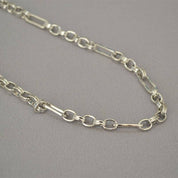 Modern Interlocking Gold Chain Necklace