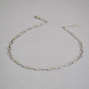 Modern Chain Paperclip Chic Gold Necklace