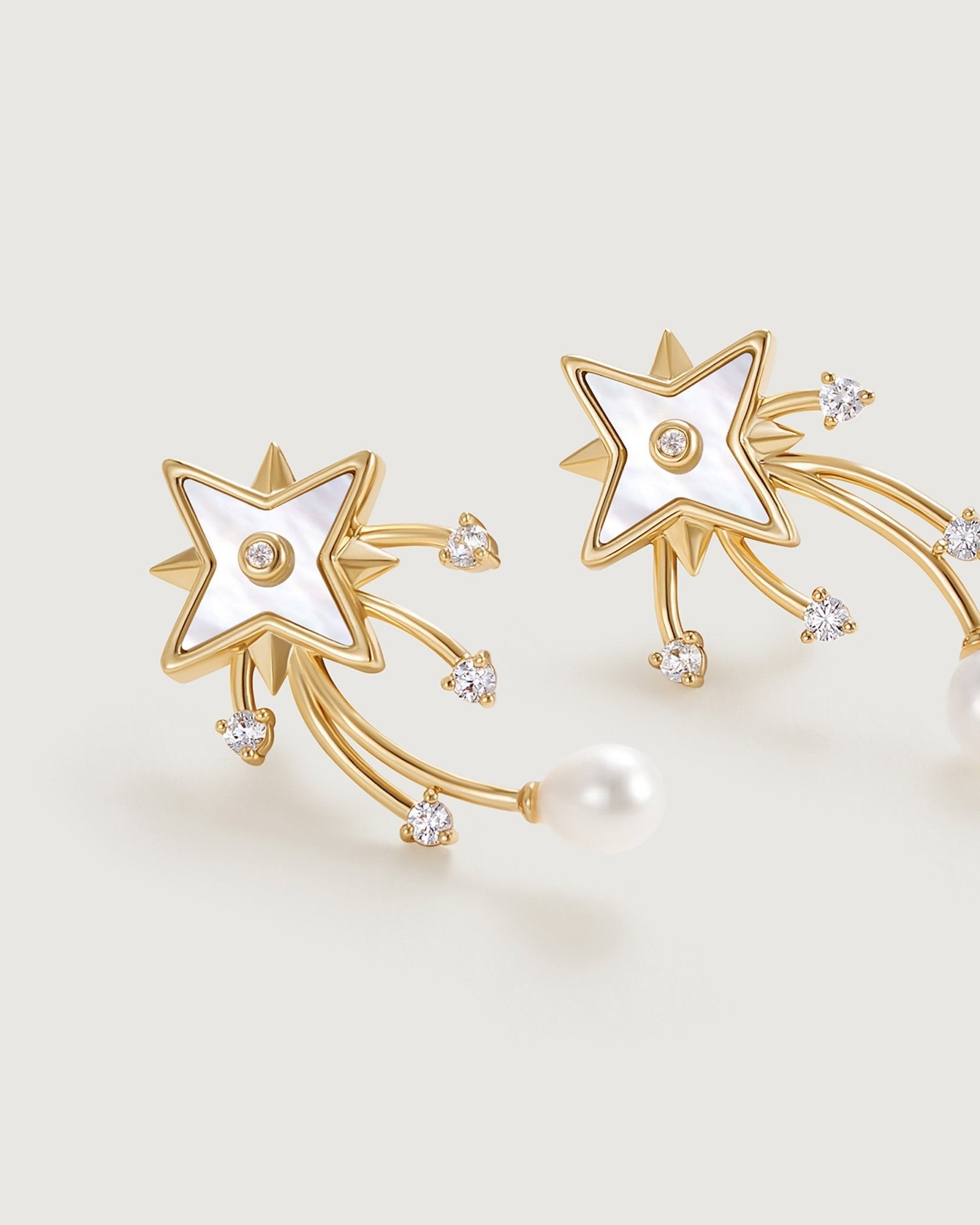 Radiant Heart North Star Earring