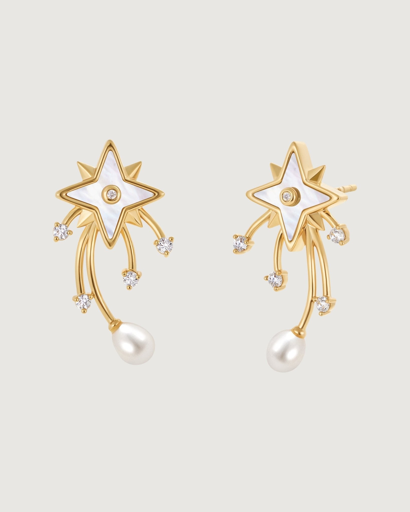 Radiant Heart North Star Earring