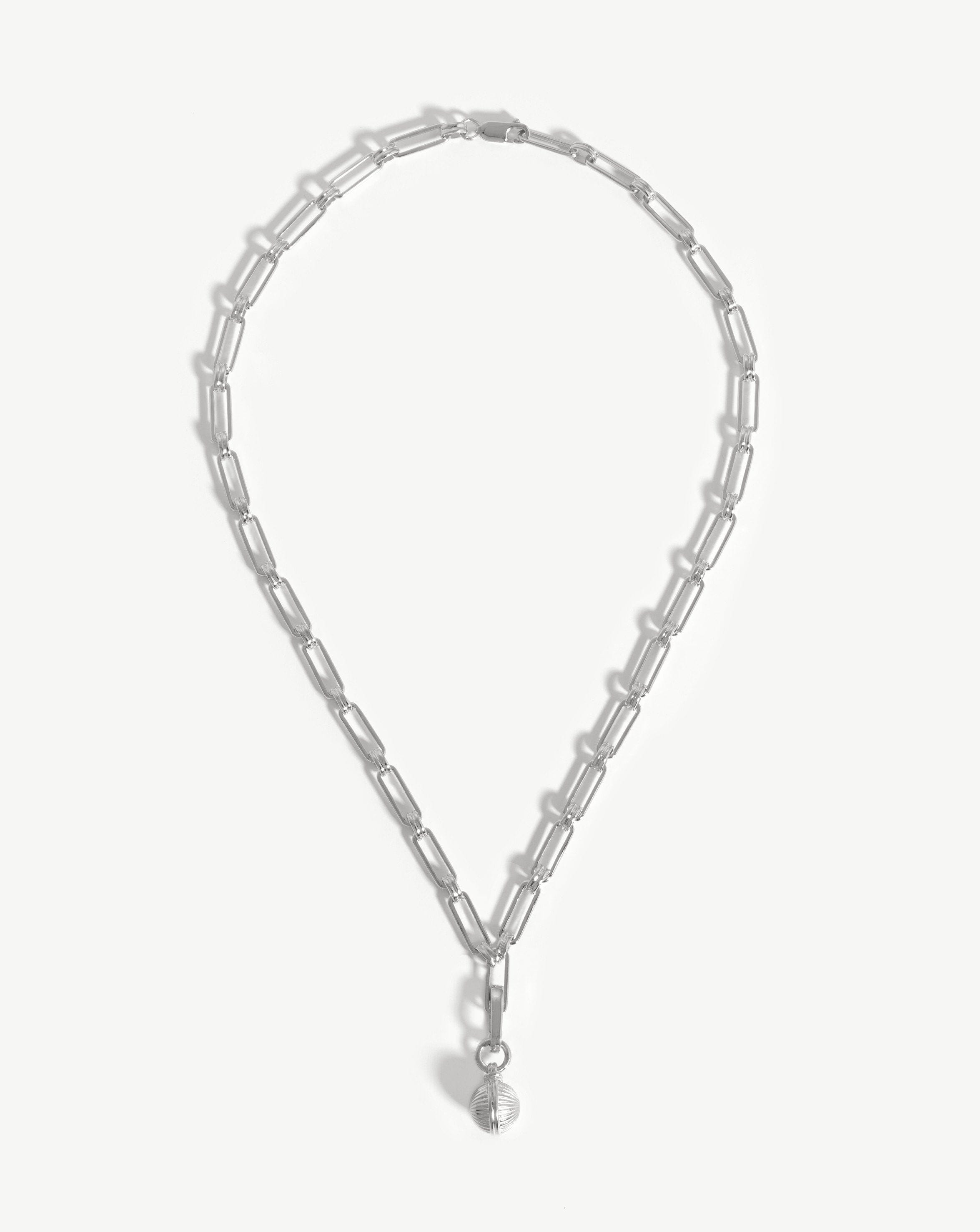 Ridge Sphere Aegis Chain Necklace