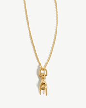 Rock On Charm Necklace | 18k Gold Plated