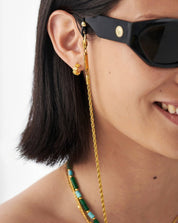 Rope Eyewear Chain | 18k Gold Plated