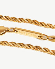 Rope Eyewear Chain | 18k Gold Plated