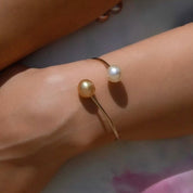 Santorini Golden Pearl Cuff