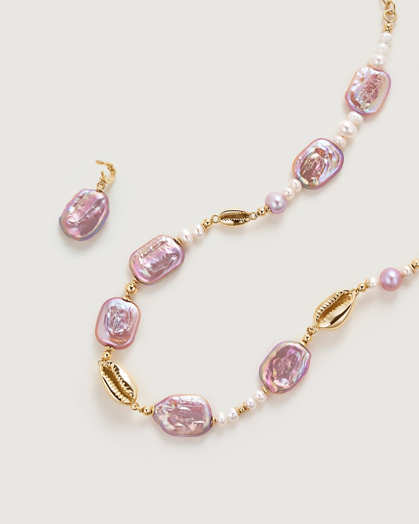 Sea Treasure Baroque Pearl Necklace