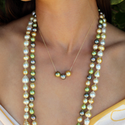 Seychelles Floating Pearl Necklace