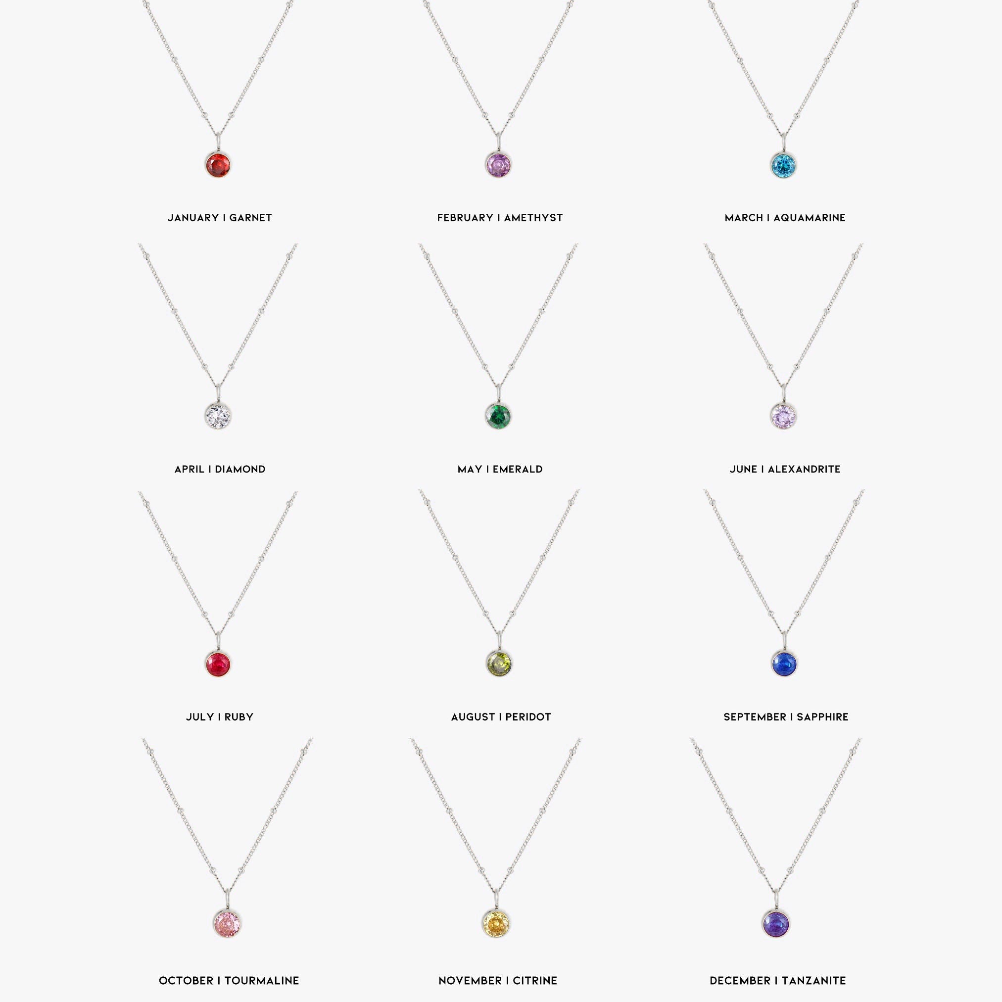 Birthstone Necklace