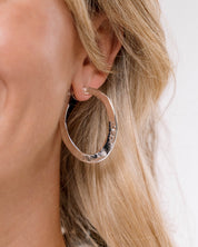 Hammered Hoops