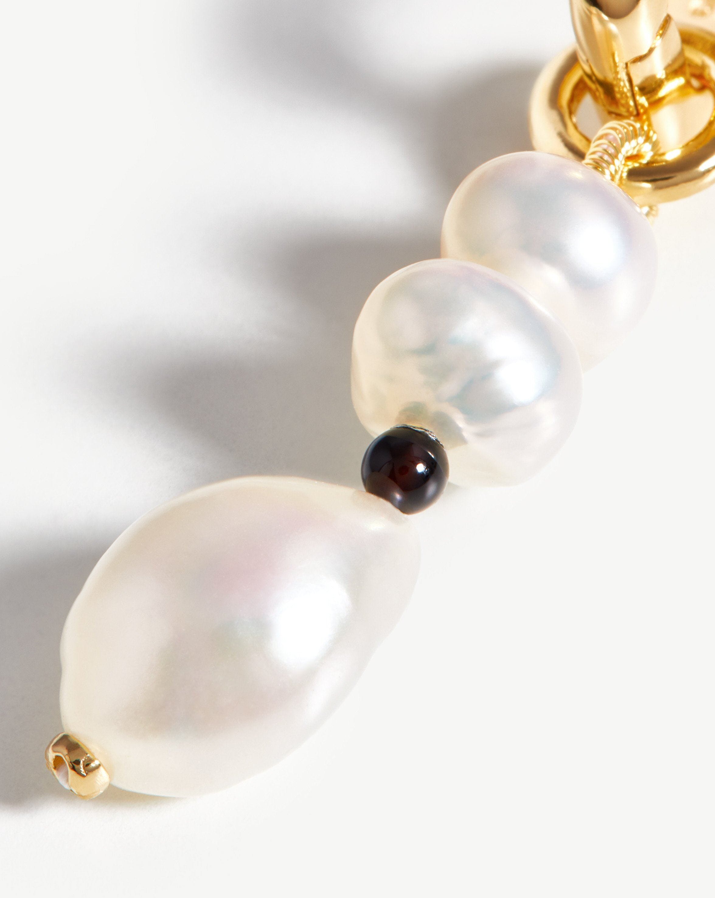 Small Baroque Pearl Single Drop Earring