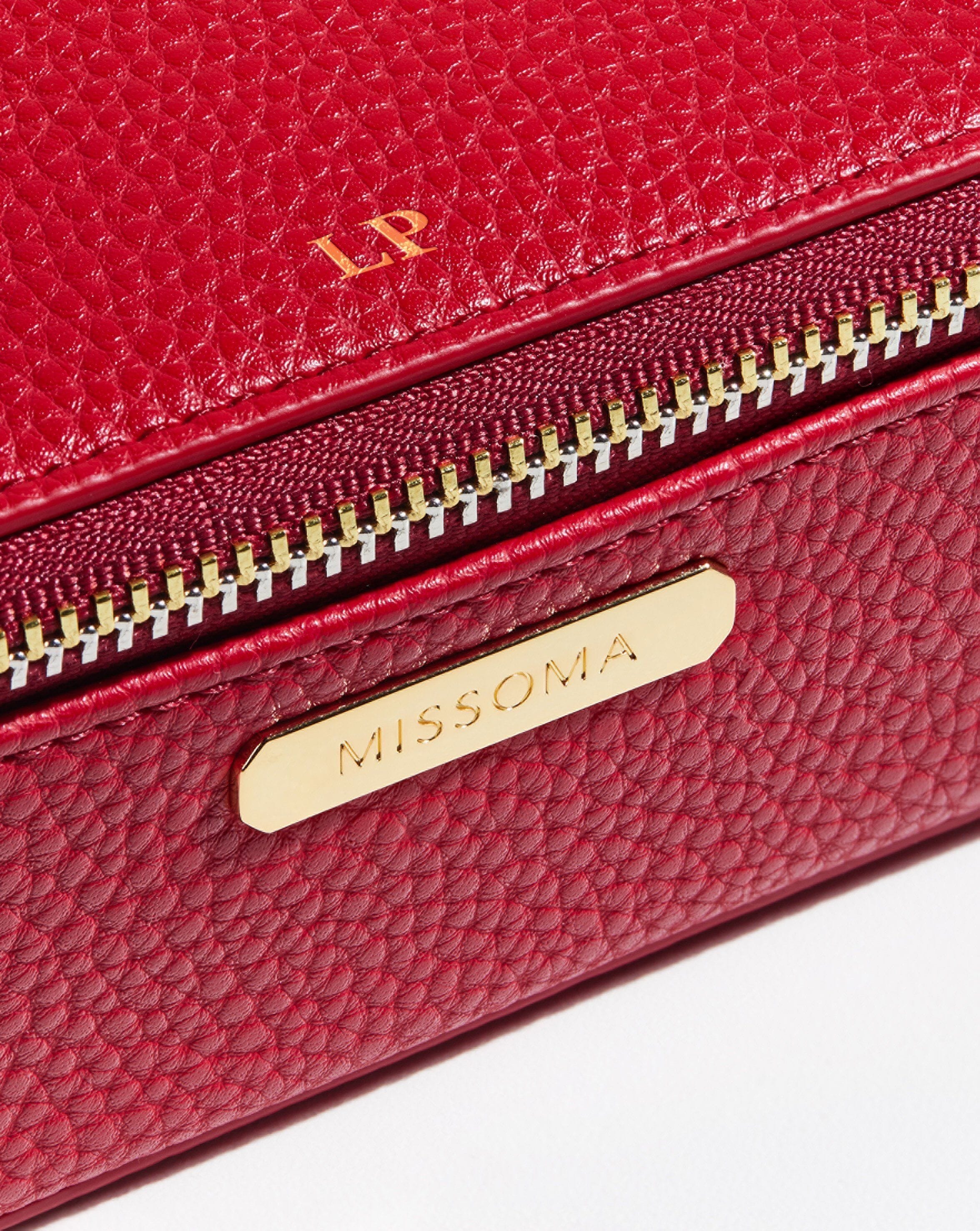 Small Jewelry Case | Berry Red