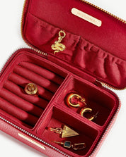 Small Jewelry Case | Berry Red