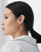 Small Sphere Hoop Earrings