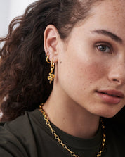 Snake Single Ovate Earring