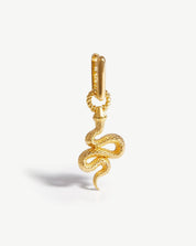 Snake Single Ovate Earring