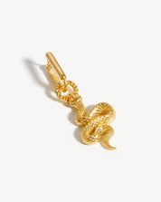 Snake Single Ovate Earring