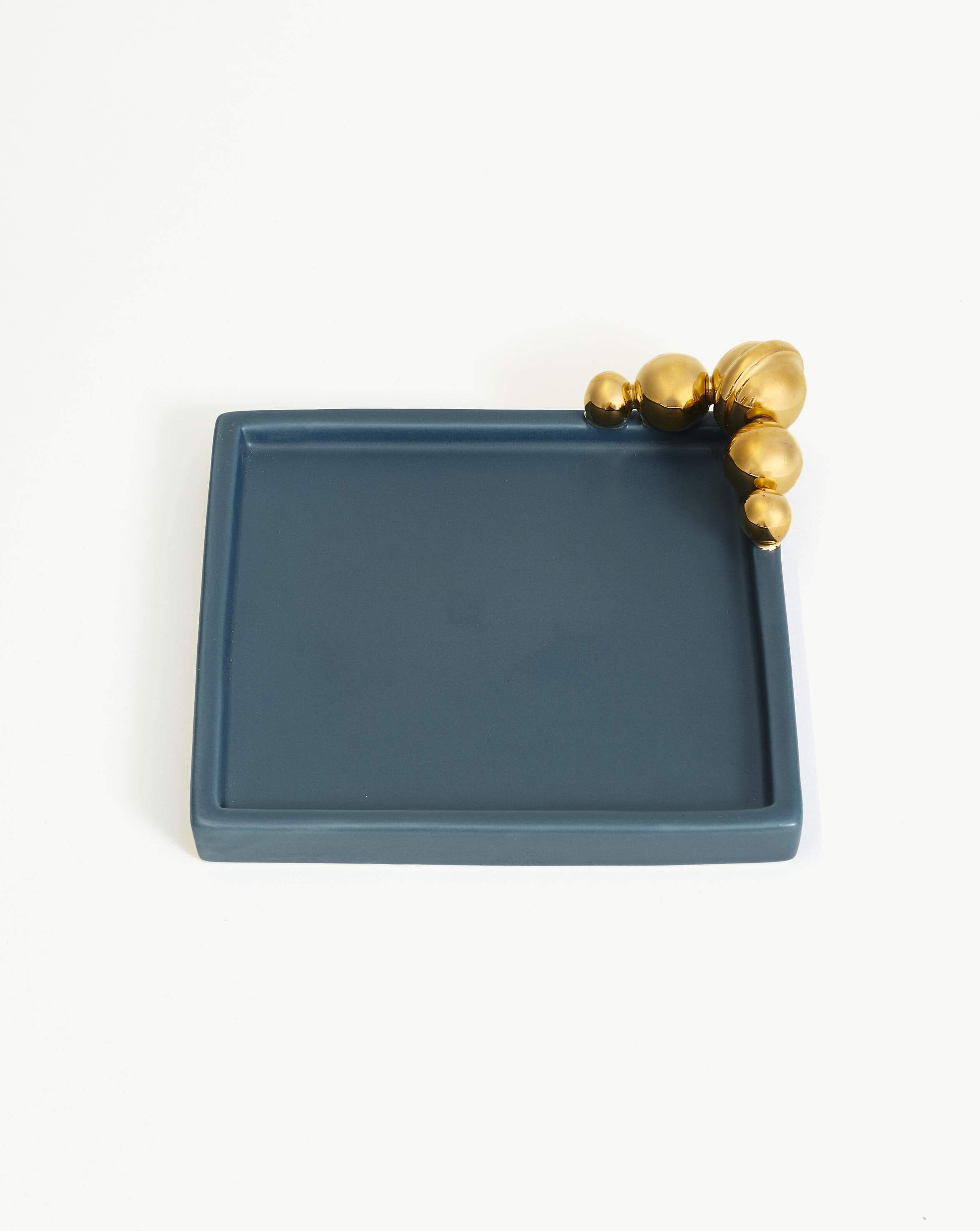 Spheres of Influence Ceramic Trinket Tray | Ceramic/Blue