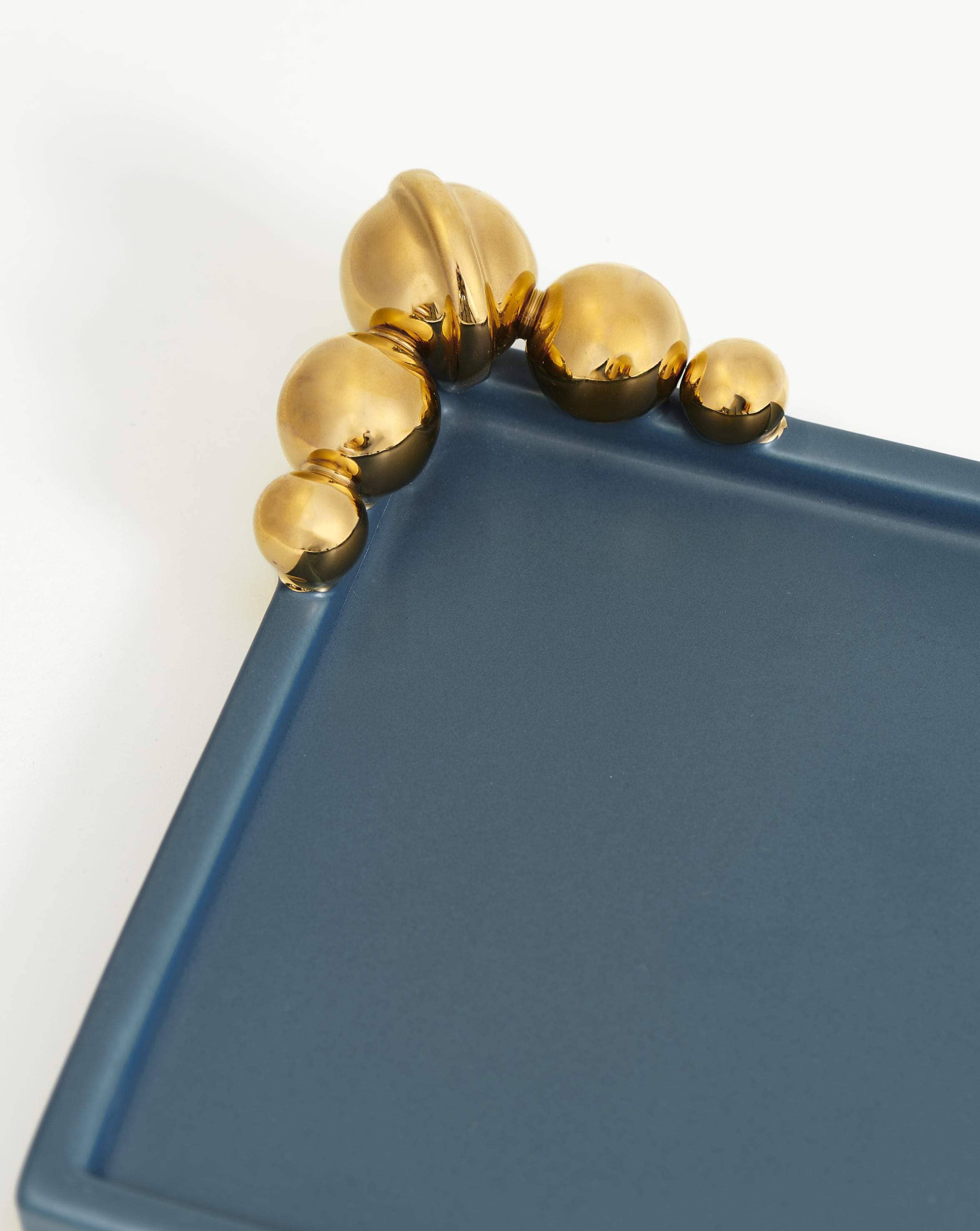 Spheres of Influence Ceramic Trinket Tray | Ceramic/Blue