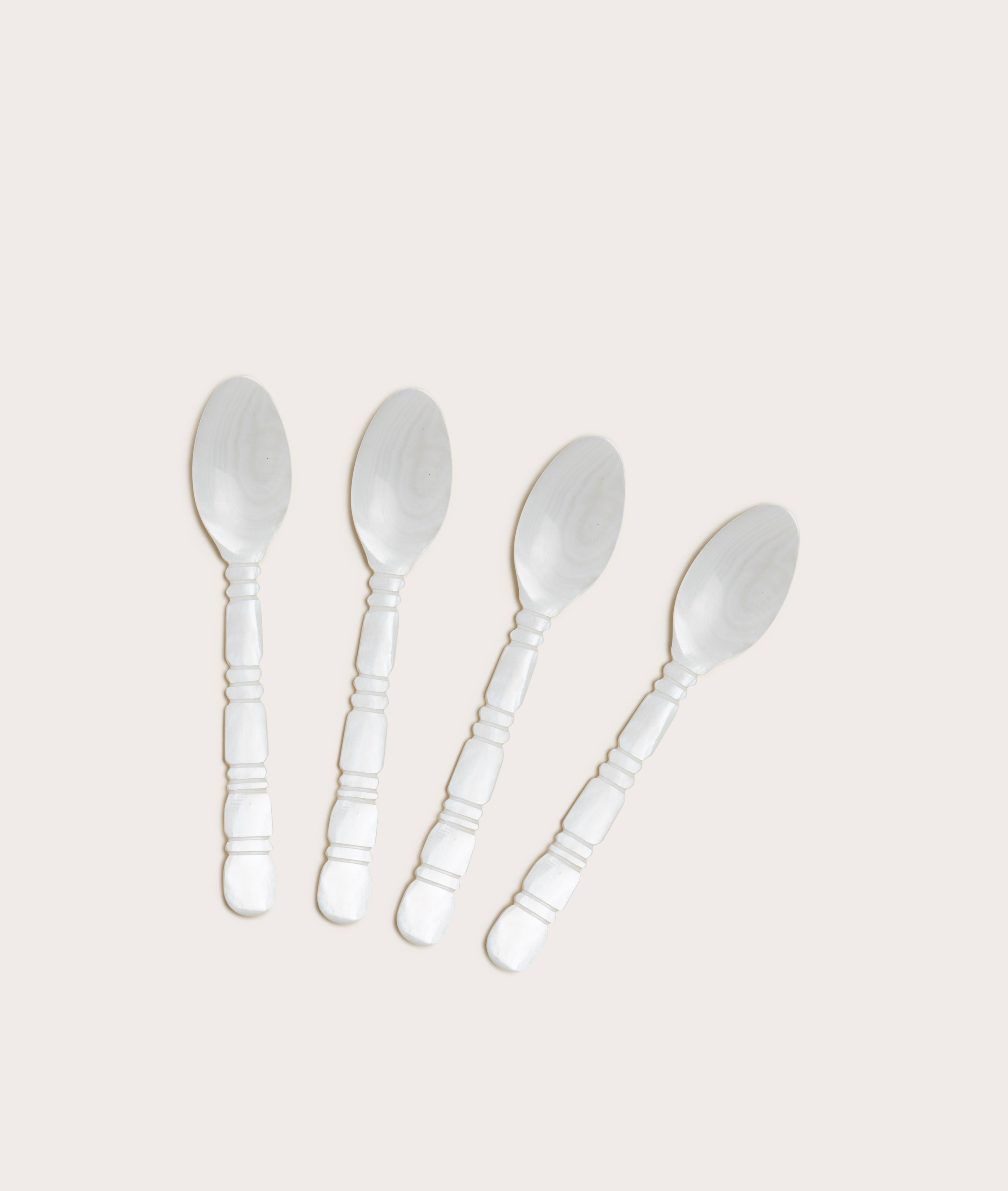 Column Spoon Set, Mother of Pearl