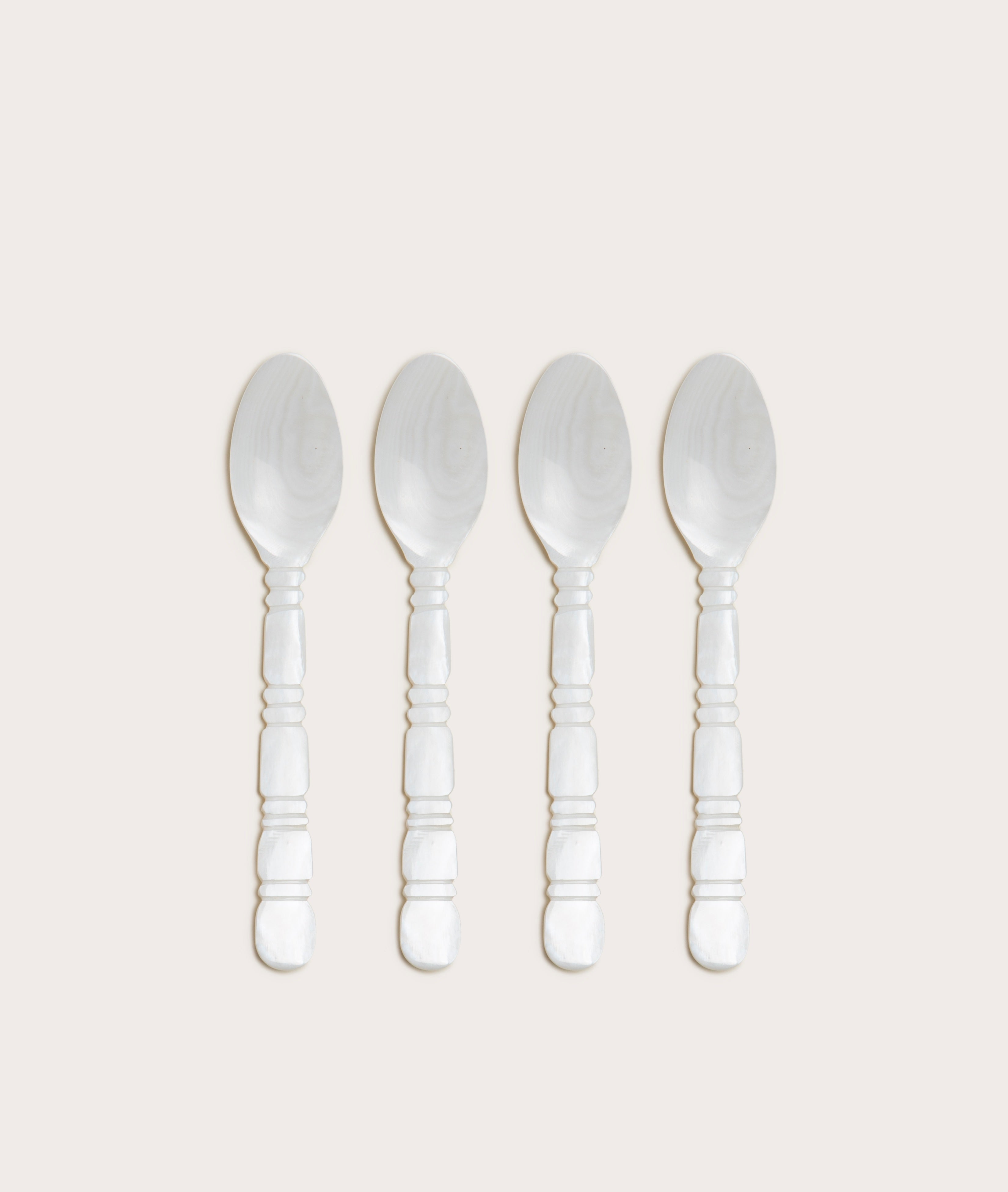 Column Spoon Set, Mother of Pearl