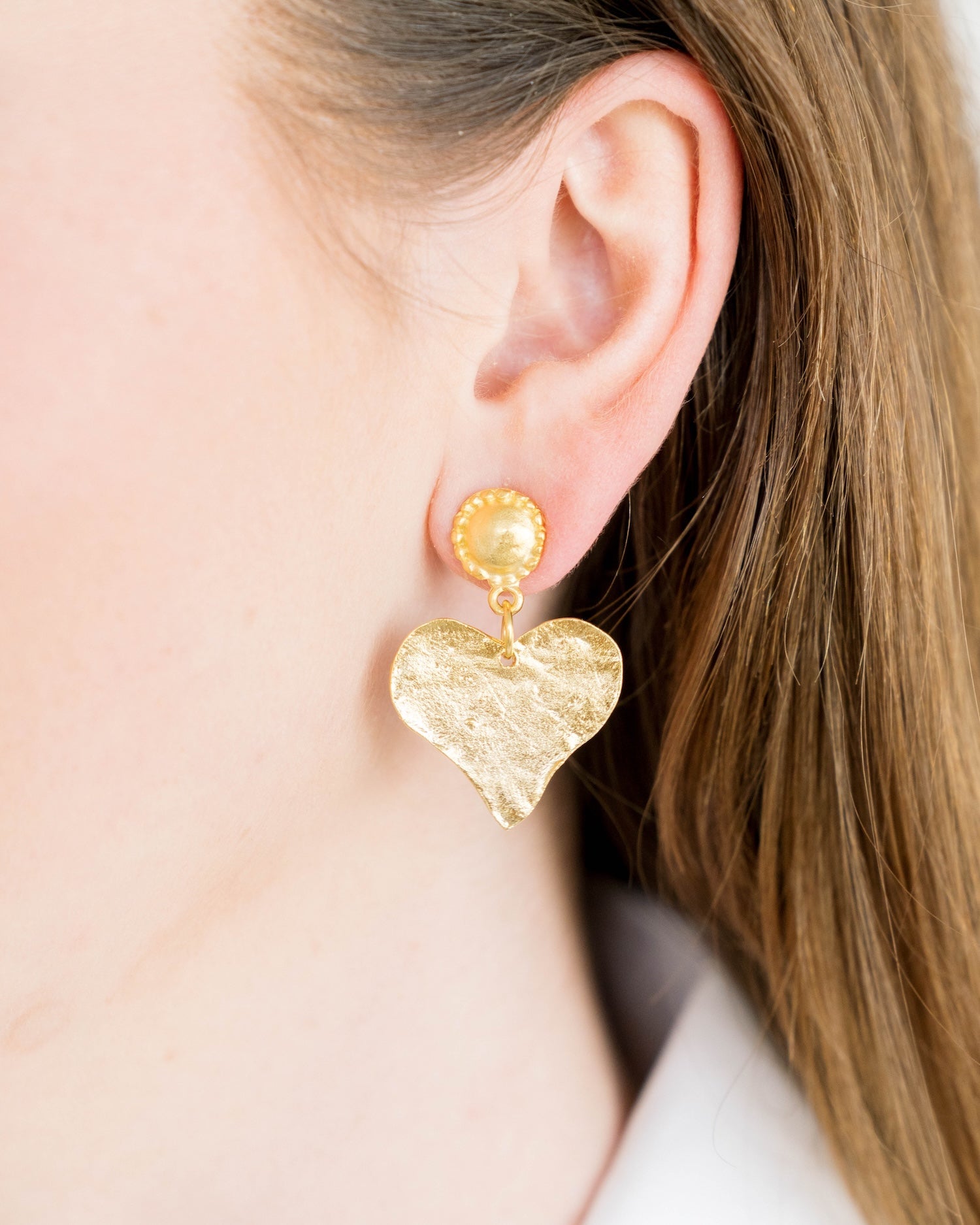 Heart Drop Earrings