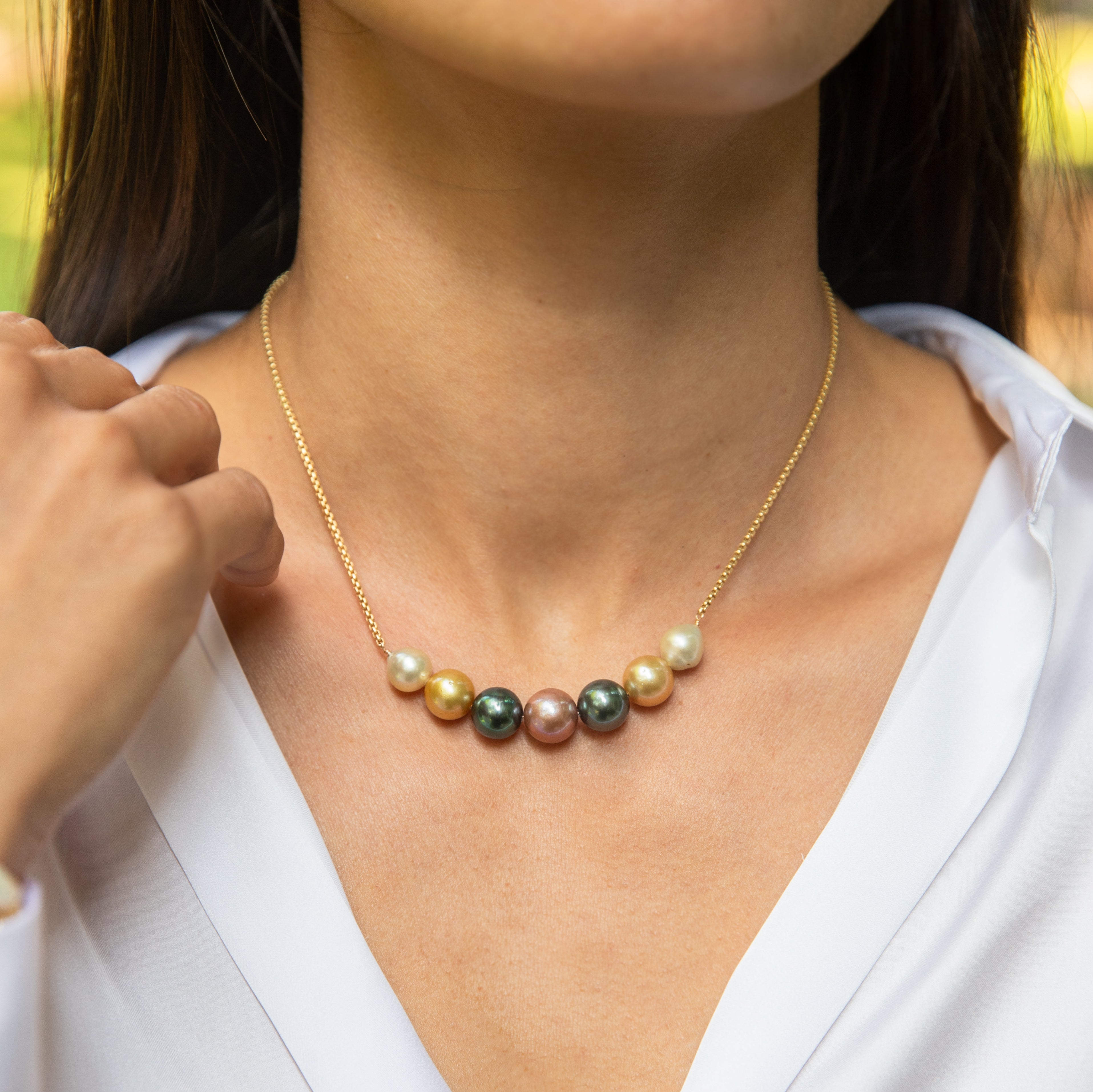 Sunshine Cali Pearl Necklace