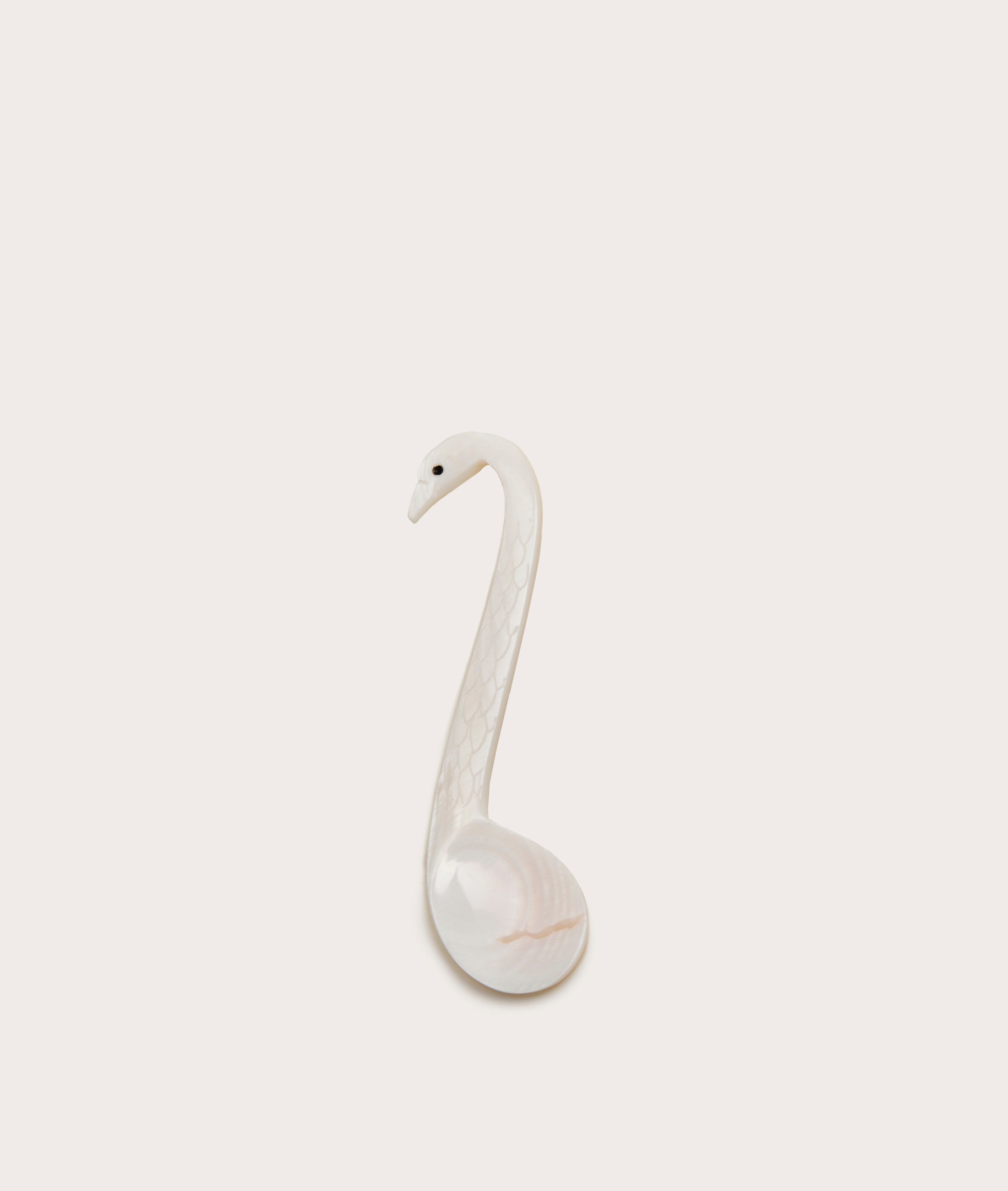 Swan Spoon, Mother of Pearl