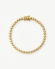 Tennis Round Bracelet | 18k Gold Vermeil Cubic Zirconia