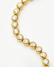 Tennis Round Bracelet | 18k Gold Vermeil Cubic Zirconia