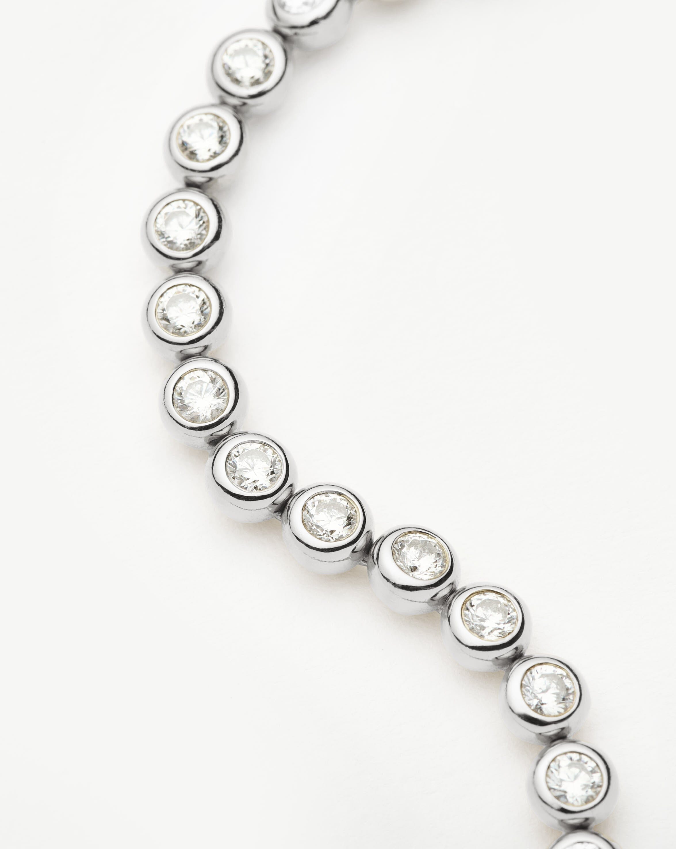 Tennis Round Bracelet | Sterling Silver Cubic Zirconia