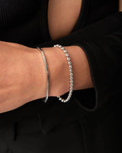 Tennis Round Bracelet | Sterling Silver Cubic Zirconia