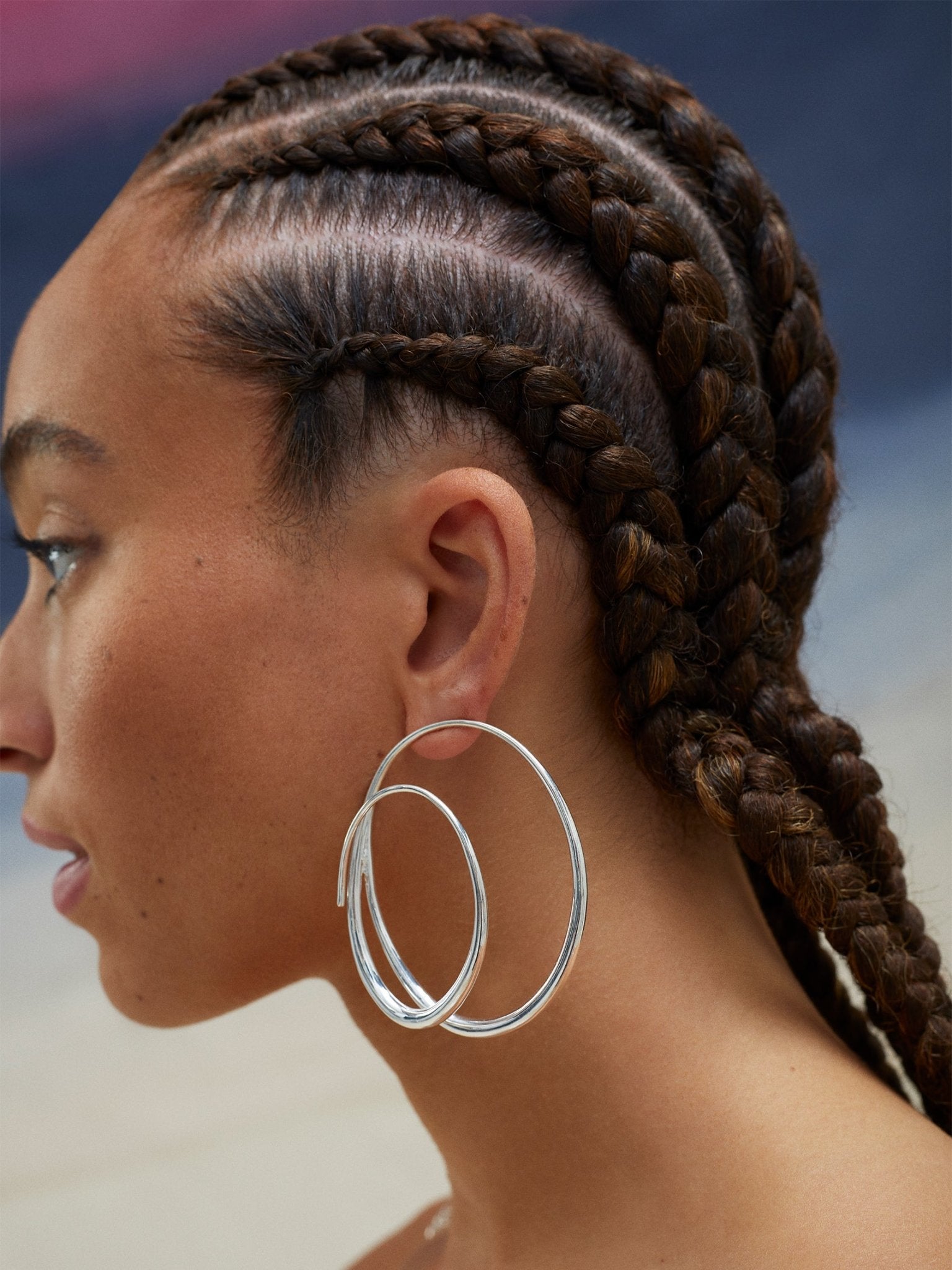 TINASHE - Large Ellipse Hoops