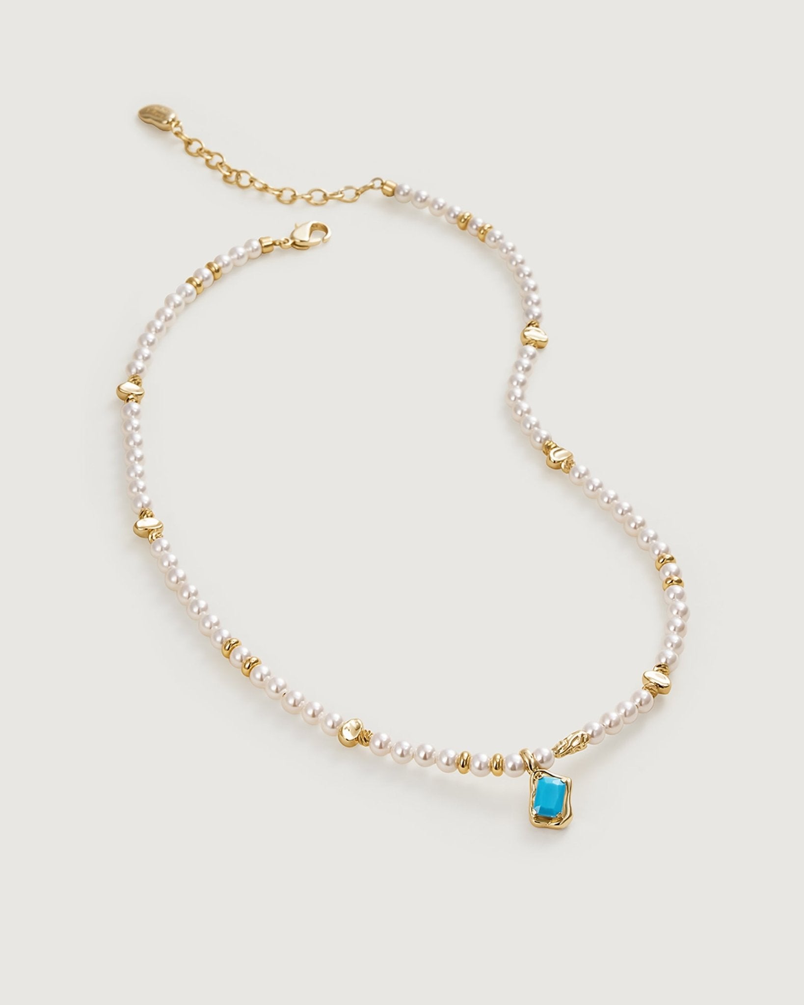 Turquoise Pearl Necklace