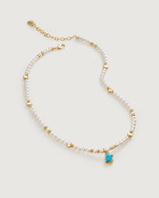 Turquoise Pearl Necklace