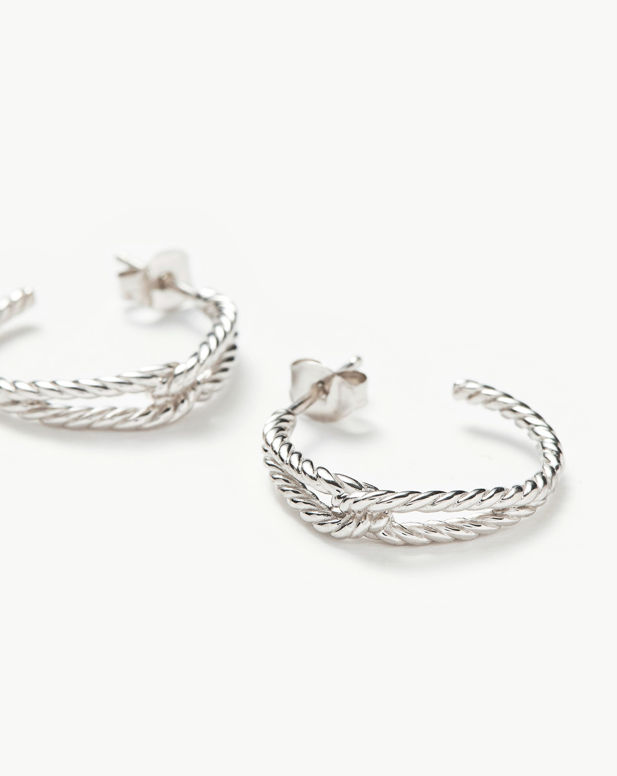 Twine Hoop Earrings